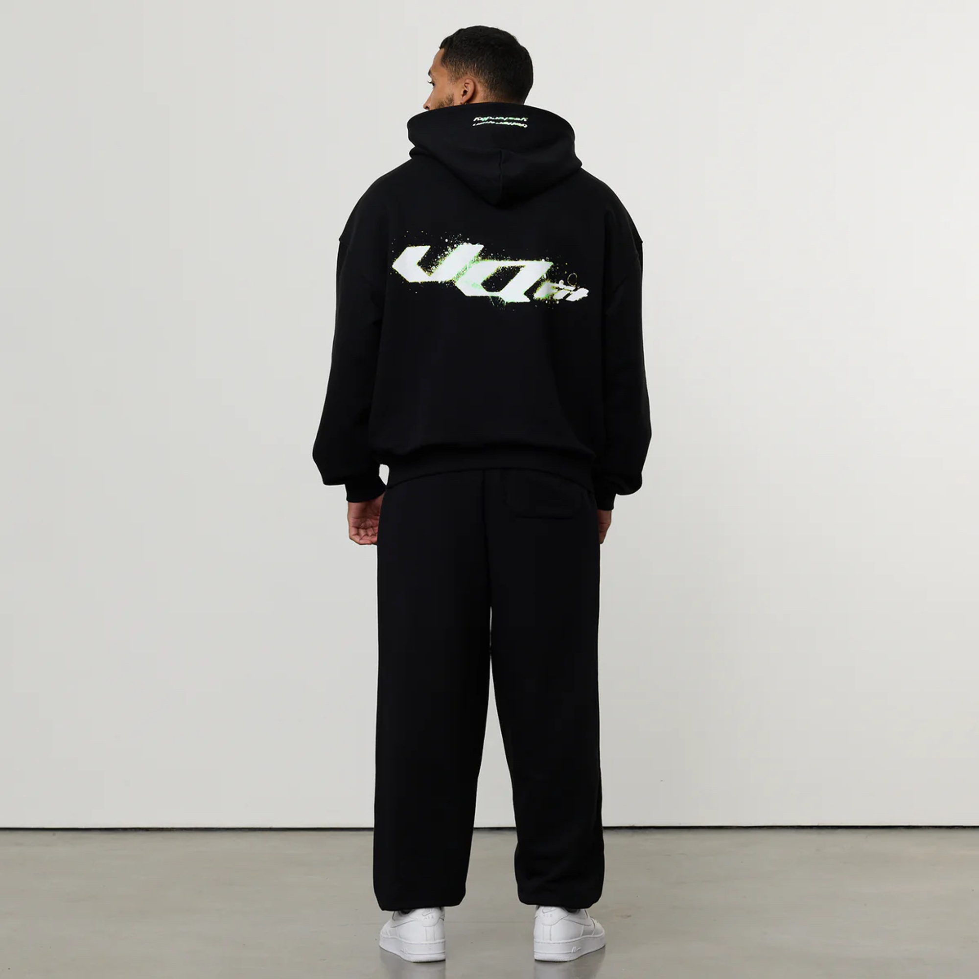 Толстовка VANQUISH Acid Oversized Hoodie Black