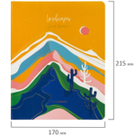 Дневник 1-11 класс 48 л. кожзам (гибкая) печать фольга BRAUBERG "Mountains" (2 штуки в упаковке)
