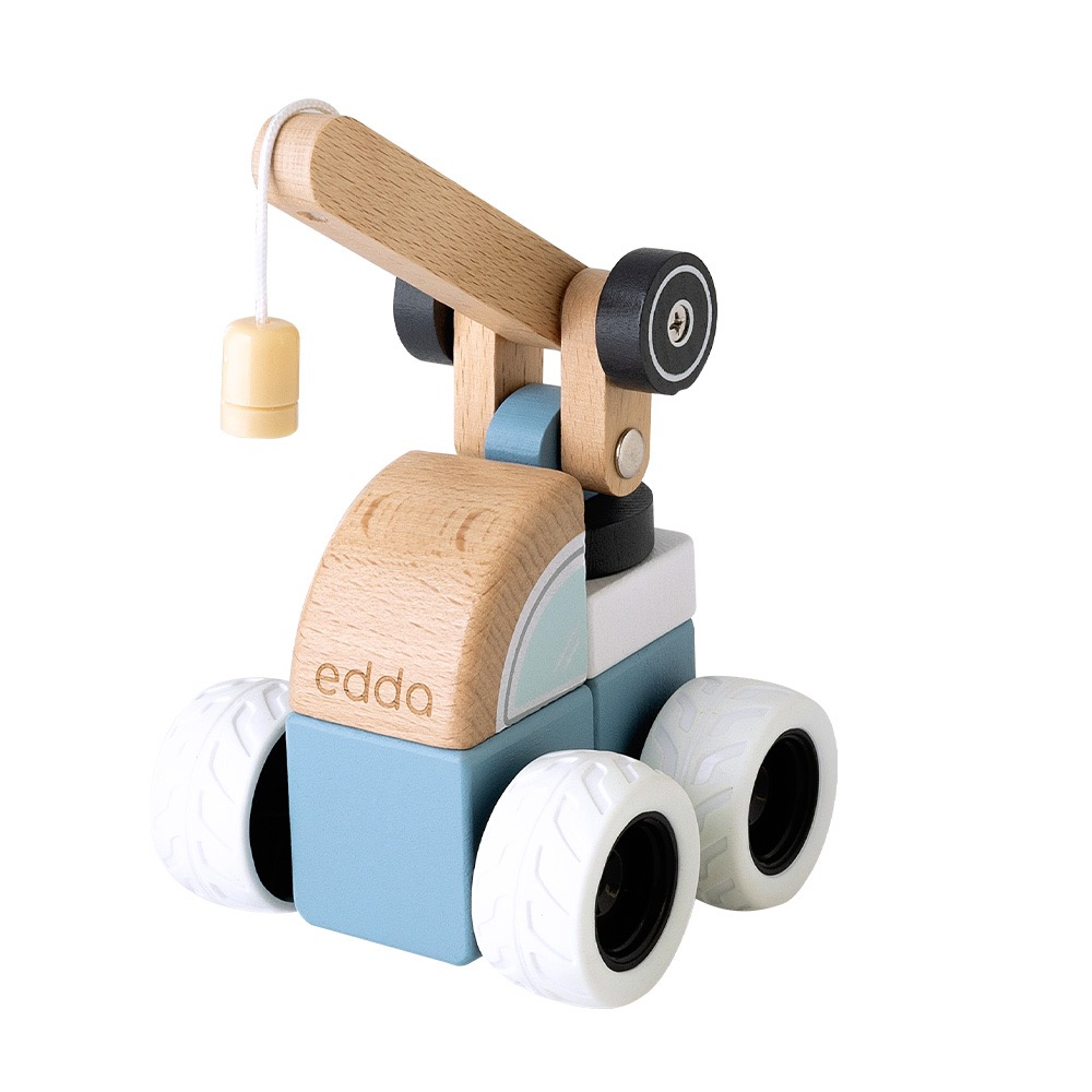 Машинка-конструктор edda, Автокран с магнитом