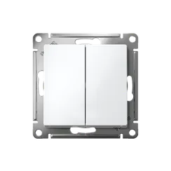 Переключатель проходной 2-кл. СП AtlasDesign 10А IP20 (сх. 6/2) 10AX механизм бел. SE ATN000165