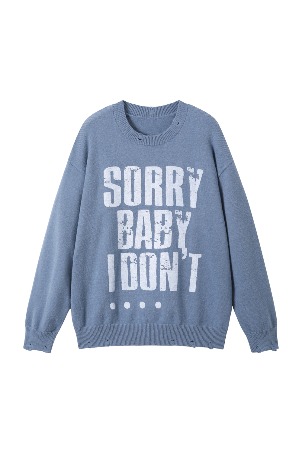 Свитер DONSMOKE "Destroy Logo" Distressed Sweater