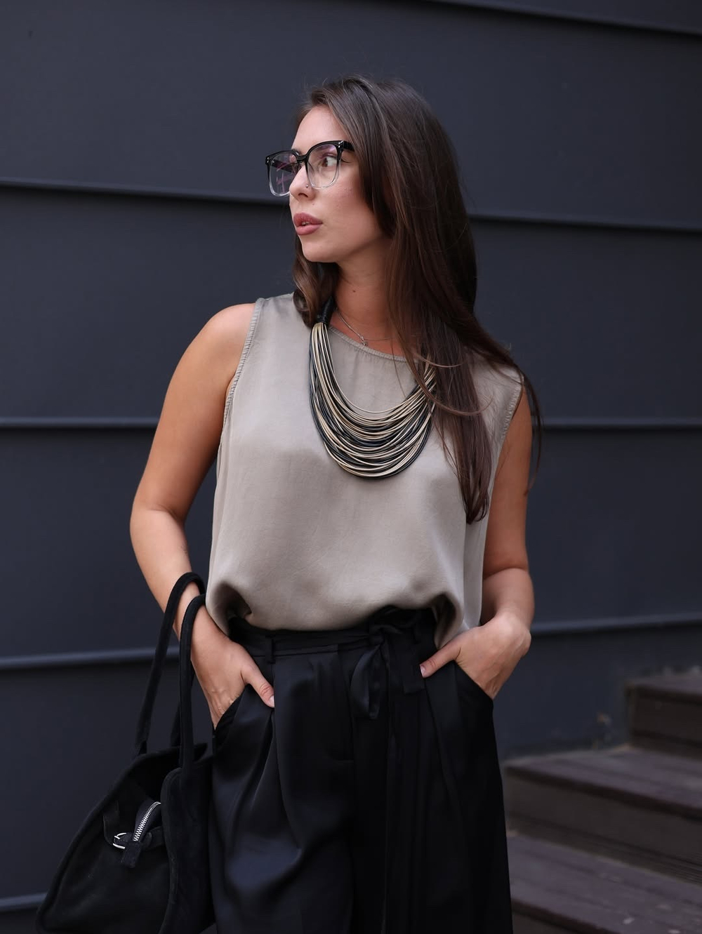 брюки палаццо