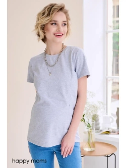 Футболка для беременных и кормящих мам