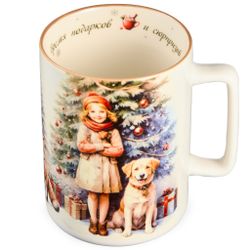 КРУЖКА LEFARD "ВРЕМЯ ПОДАРКОВ И СЮРПРИЗОВ" 400МЛ