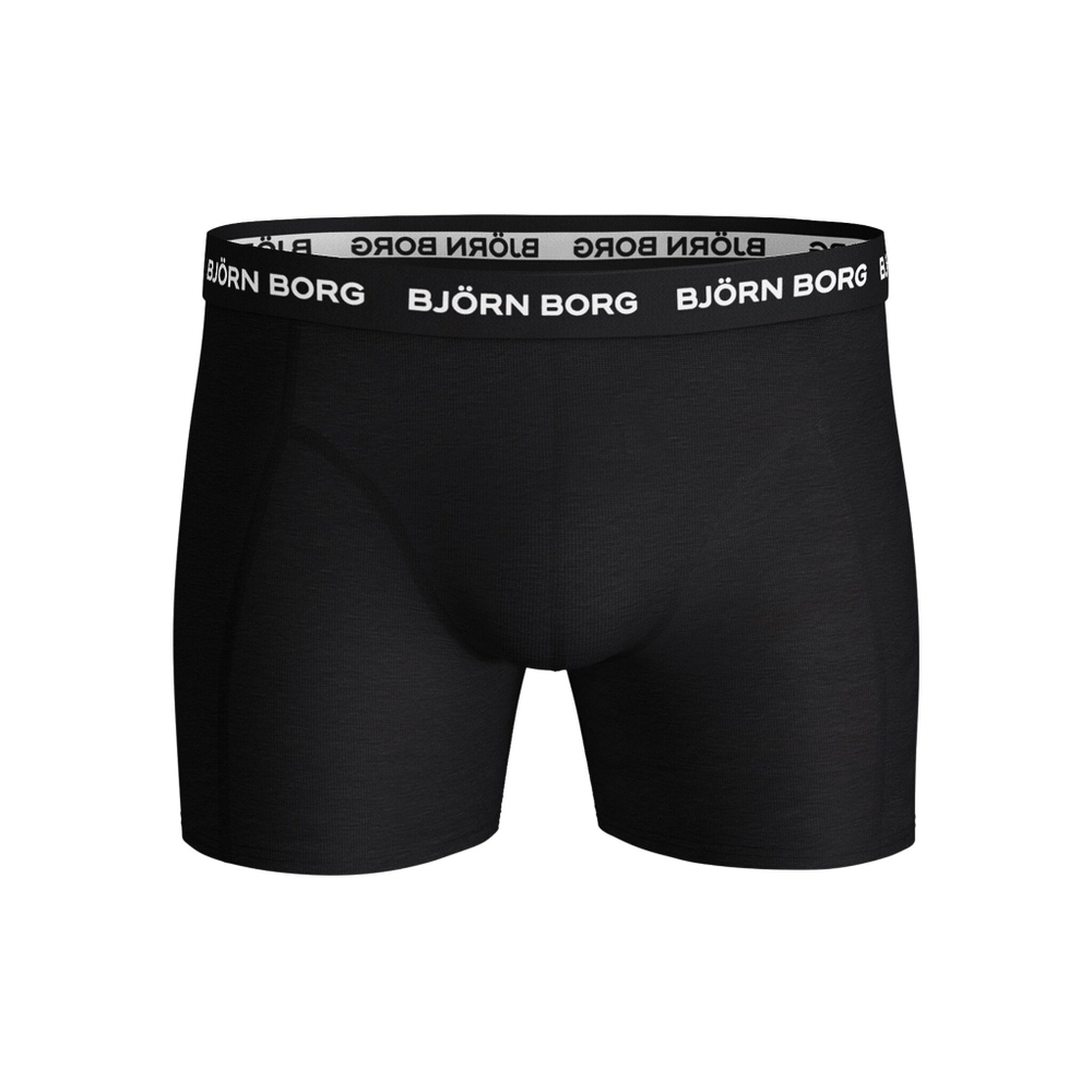 Björn Borg Solid Sammy Boxer Shorts 5 Pack Men - Black, White
