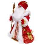 Дед Мороз «Роскошный наряд» 40 см в красной шубке