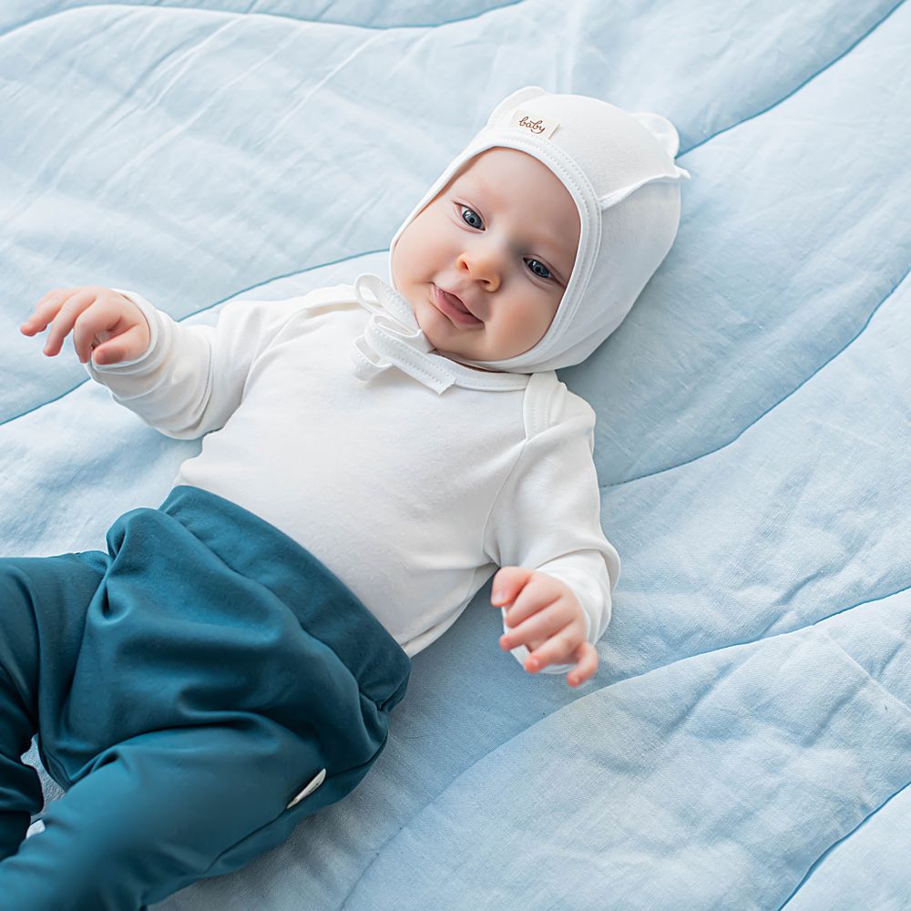 Боди с длинным рукавом "Сливки" 0+