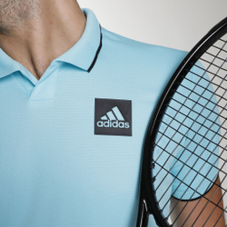 Мужское теннисное поло adidas Paris FLFT Polo Men - Turquoise