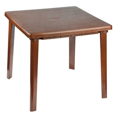 Стол квадратный 800*800*740мм (коричневый)
