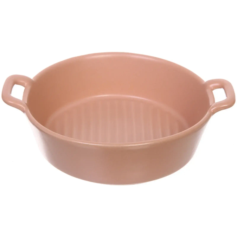 Форма керамическая для запекания «Акварель» 20,5*17*5,5см, розовая