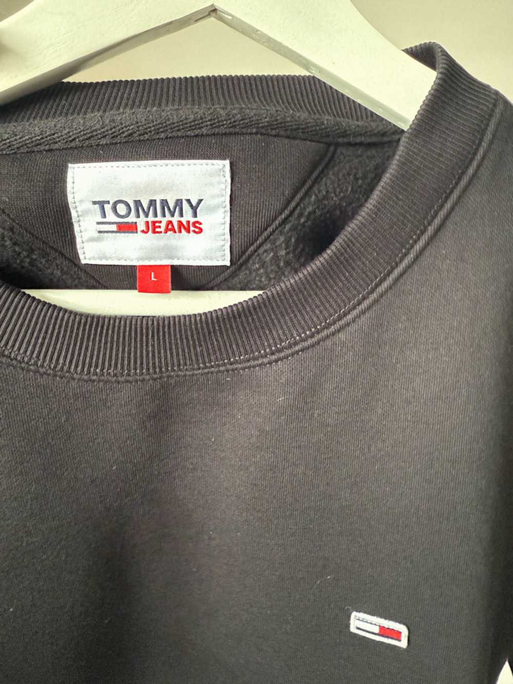Хлопковый свитшот Tommy Jeans, L