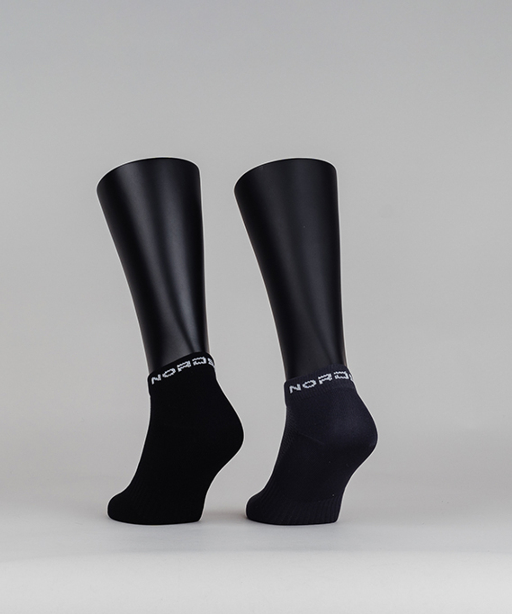 Носки NORDSKI RUN Black/Grey (2 пары)
