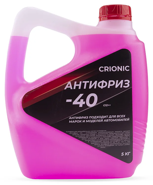 Антифриз Crionic G12++, красный, 5 кг
