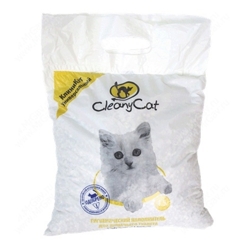 Минеральный наполнитель CleanyCat  для кошачьего туалета, 4.5 л