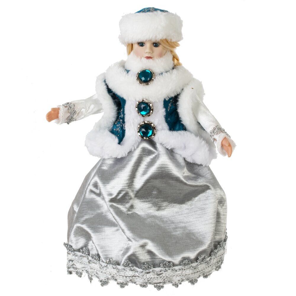 GAEM Снегурочка с ёмкостью для конфет, L18 W13 H33 см