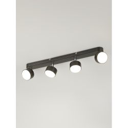 Светильник настенно-потолочный спот Rivoli   7079-704 4хGX53 15 Вт поворотный