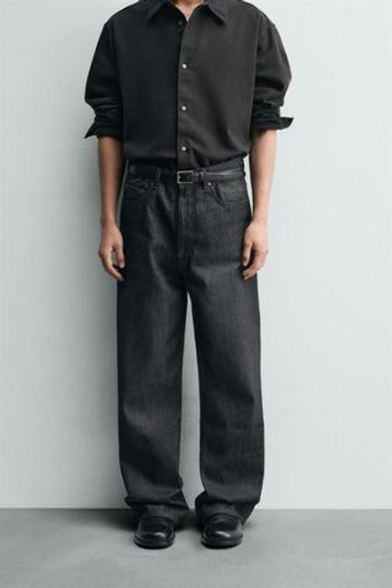 ZARA ДЖИНСЫ СВОБОДНОГО КРОЯ FLARE FIT, ИНДИГО