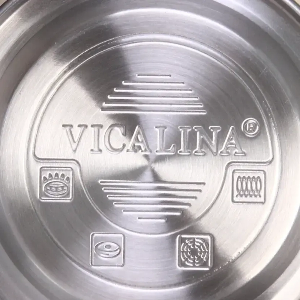 Чайник из нержавеющей стали 2л «Vicalina» турецкий бежевый VL-9352