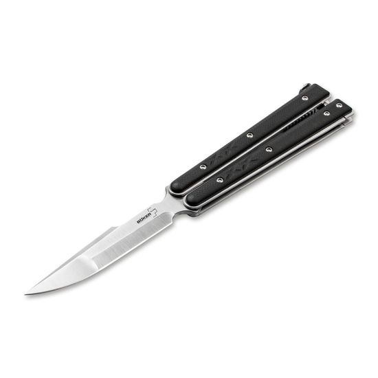 Складной нож Boker 06EX004 Balisong c клинком из стали 440C, рукоять G10