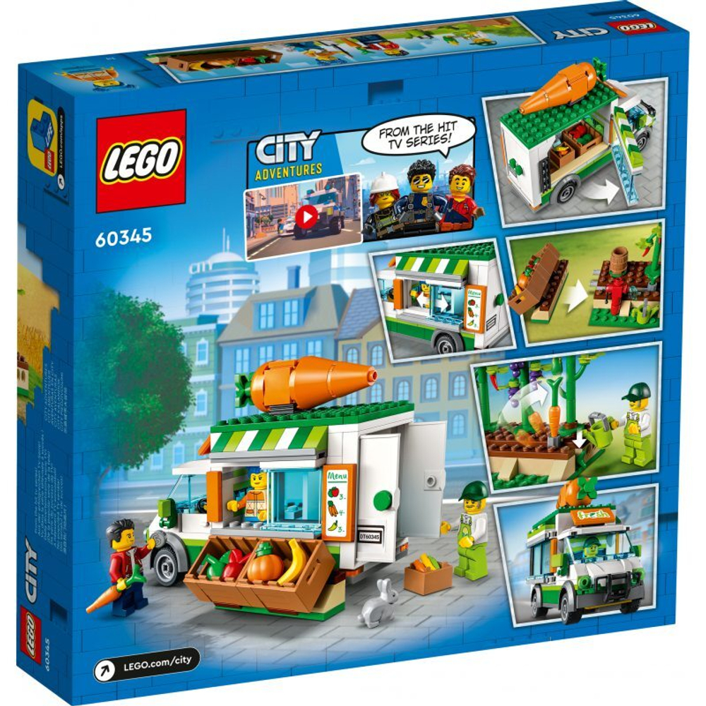 Конструктор LEGO City - Грузовик на рынке 60345