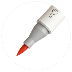 Набор скетчмаркеров двусторонних арт. 65501 / 2 ОСЕНЬ (12 цв., размер бокса: 8х16,5х6,4 см, цвет корпуса: белый, материал: полипропилен, полиэстер "Фетр", нейлон, состав чернил: на спиртовой основе, толщина наконечников: "долото" - 6,2 мм, "кисть" -