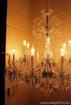 replica  BACCARAT ZÉNITH CHANDELIER ( 12 lights  + clear )