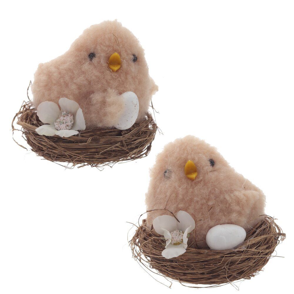 GAEM Изделие декоративное "Гнездо пасхальное", L6 W6 H6 см, 2в.