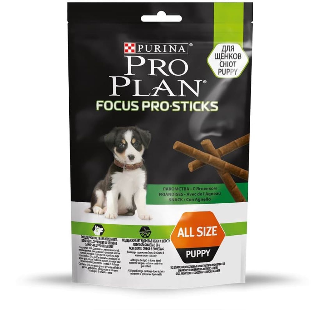 PRO PLAN снек FocusPro Sticks со вкусом Ягненка 126г (12406913) PRO PLAN снек FocusPro Sticks со вкусом Ягненка 126г (12406913)