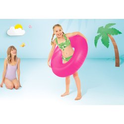 Круг для плавания, розовый (Неон), d-91см (59262NP)