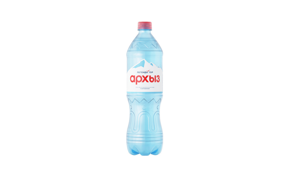 Вода легенда гор Архыз газированная, 0.5 л