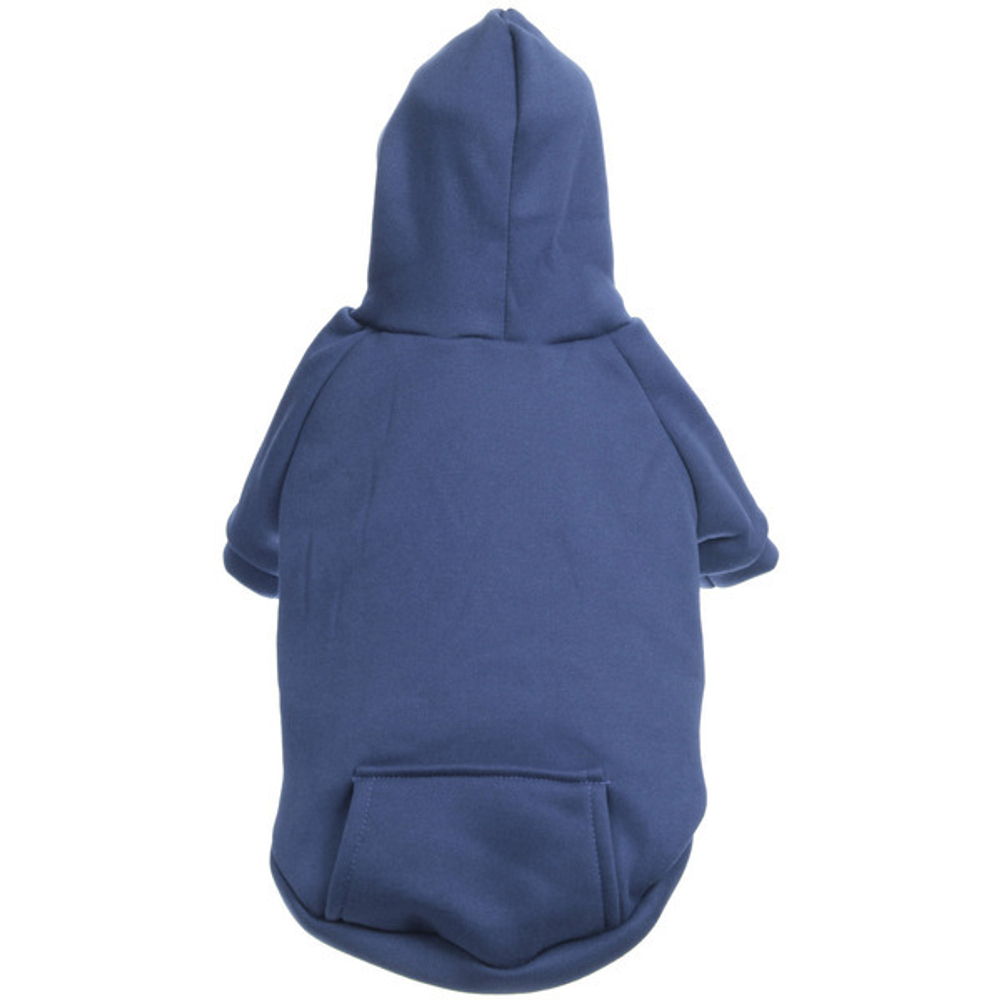 Кофта - толстовка для мелких пород собак «BRO Style», цвет тёмно - синий, р M (на флисе)