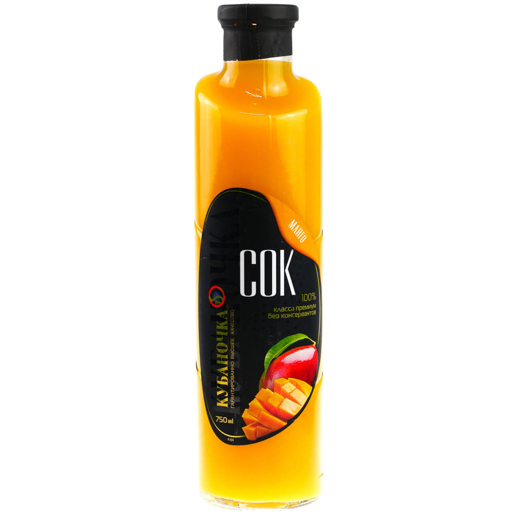 Кубаночка Премиум Сок Манго с Мякотью 0,75л