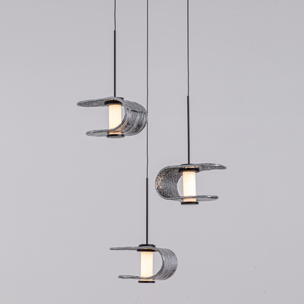 Подвесной светильник MD24020901-3A black/smoky