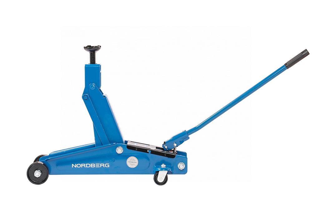 NORDBERG (N3203EC) Домкрат подкатной для автолюбителя в кейсе, 3 т