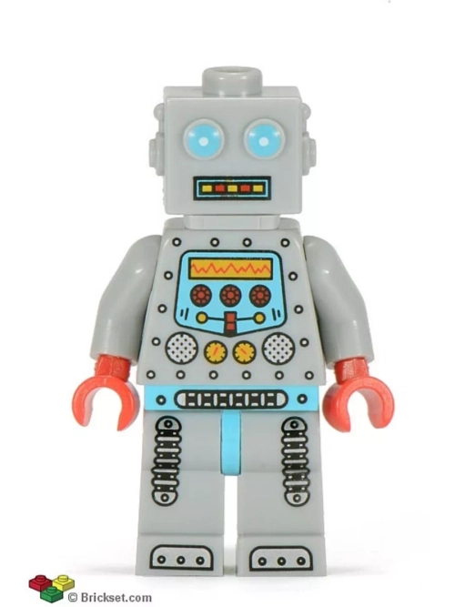 LEGO Minifigures 8827 series 6 серия Заводной робот
