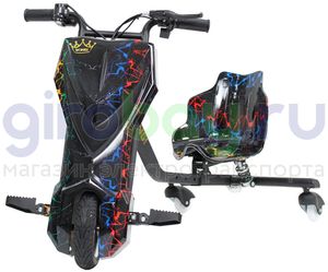 Электро Дрифт-карт IKINGI Drift Cart P2 250W (36V/4.4Ah) - Цветная молния фото №1