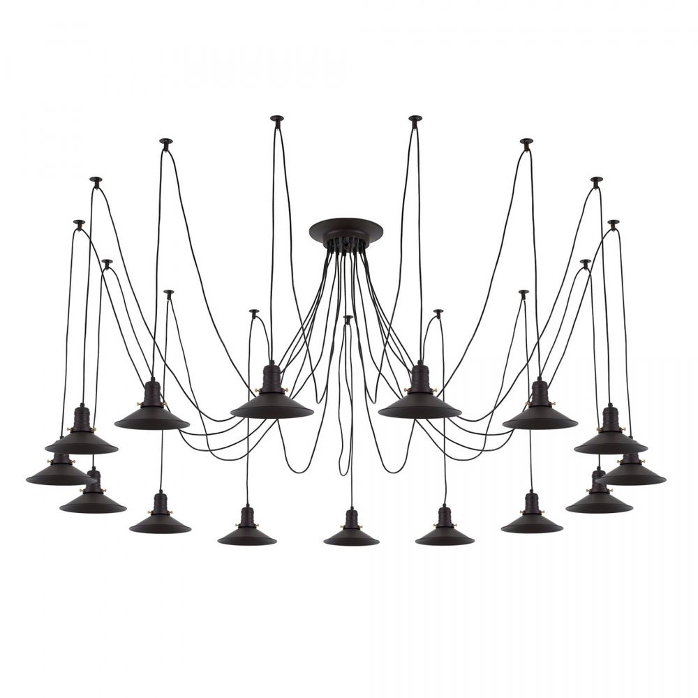 Citilux Эдисон CL451152 Люстра паук Венге