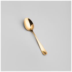 НАБОР СТОЛОВЫХ ПРИБОРОВ SOLDI AGNESS 16 ПР., СТАЛЬ 18/10, ПВД ПОКРЫТИЕ, ЦВЕТ: ЗОЛОТОЙ