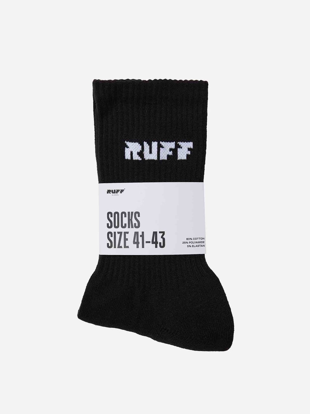 Носки RUFF Global Высокие черные