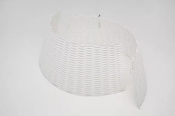 Корзина под елку Люкс Палермо 87 см., разборная, белый, ЕлкиТорг (87-223)