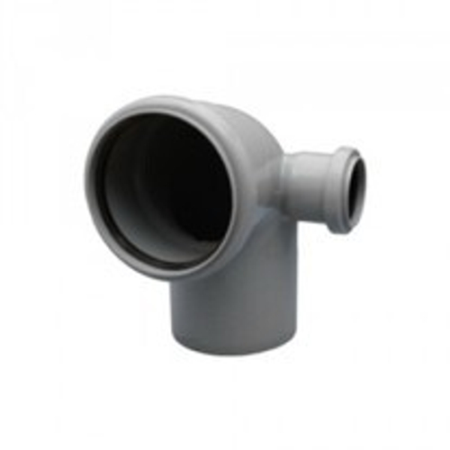 ПВХ Отвод  Ф110х50-90* (правый)  (15/1шт)