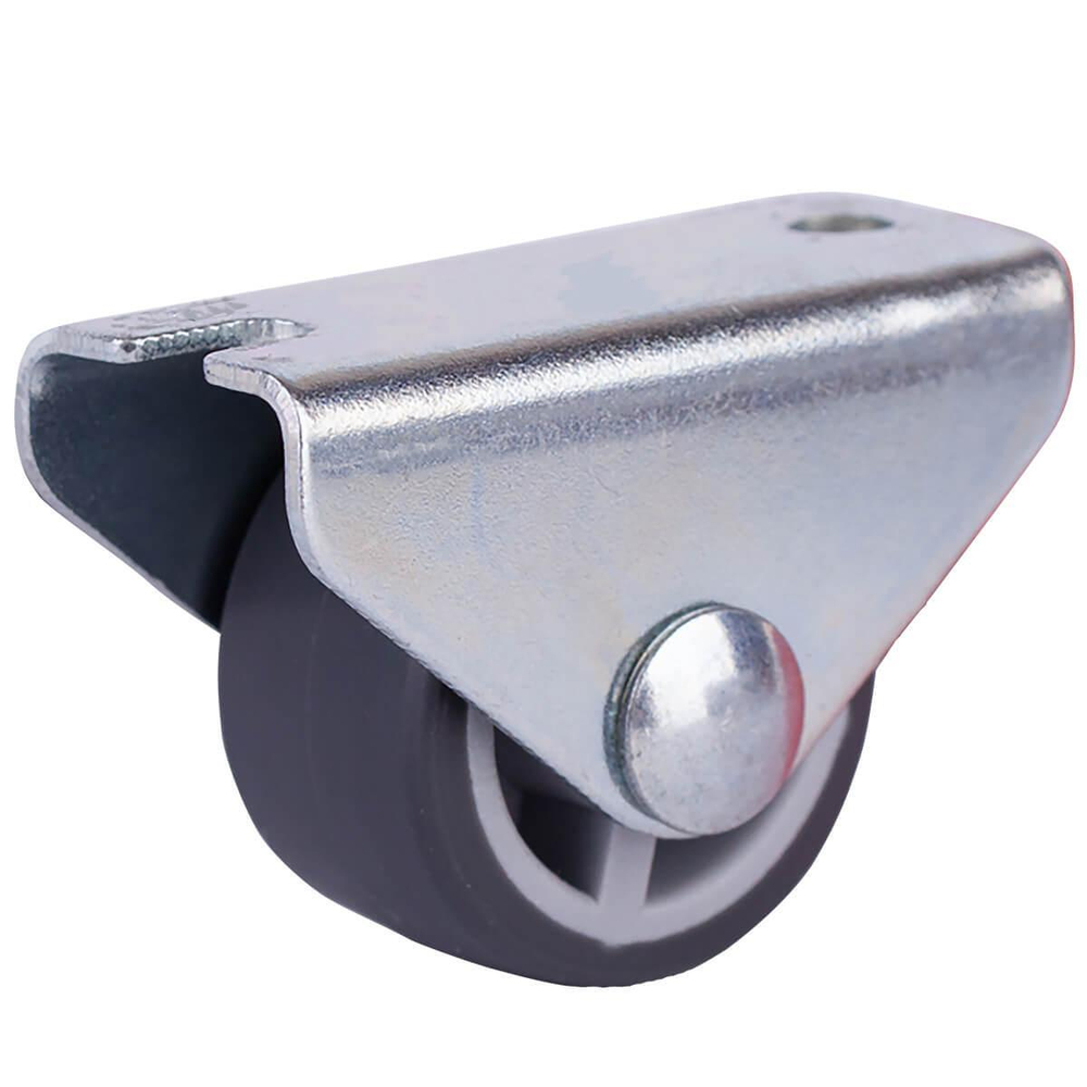 ОПОРА КОЛЕСНАЯ НЕПОВОР.НА ПЛОЩ. 25ММ ПЛАСТ/РЕЗИНА СЕР 1ШТ