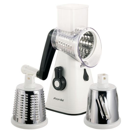 Тёрка универсальная механическая 3 в 1 Kamille KM 10107 на вакуумной присоске