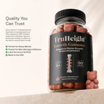TruHeight, Growth Gummies, мультивитамины, для детей от 5 лет, со вкусом арбуза, 60 жевательных таблеток