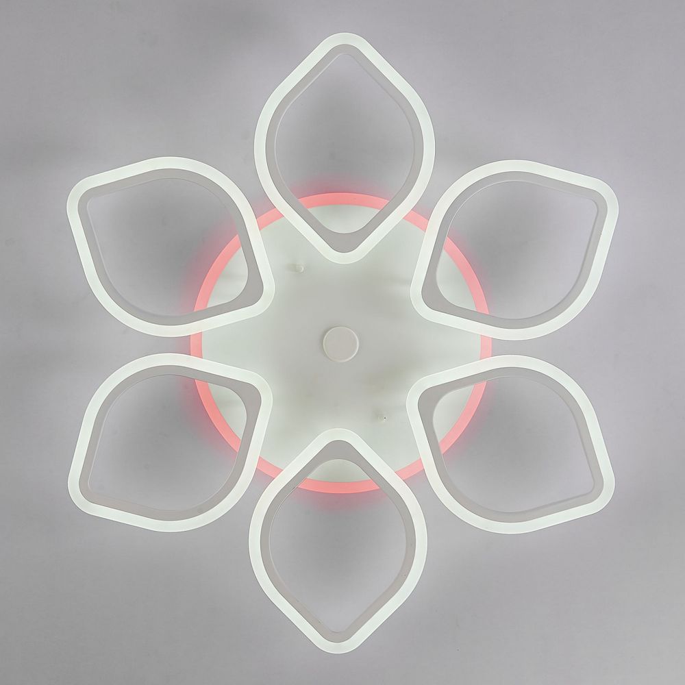 Citilux Ромби Смарт CL236A160E RGB Умная люстра Белая