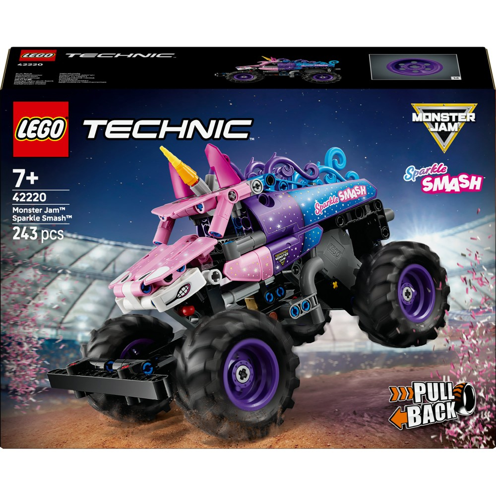 LEGO Technic - Monster Jam Sparkle Smash с механизмом pull-back 42220