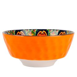 Салатник "Arabesque" (оранжевый) d=16см v=800мл (min12) (транспортная упаковка)