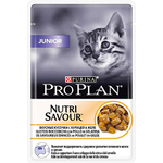 ProPlan 85г пауч NutriSavour Kitten Влажный корм для котят Курица (желе)