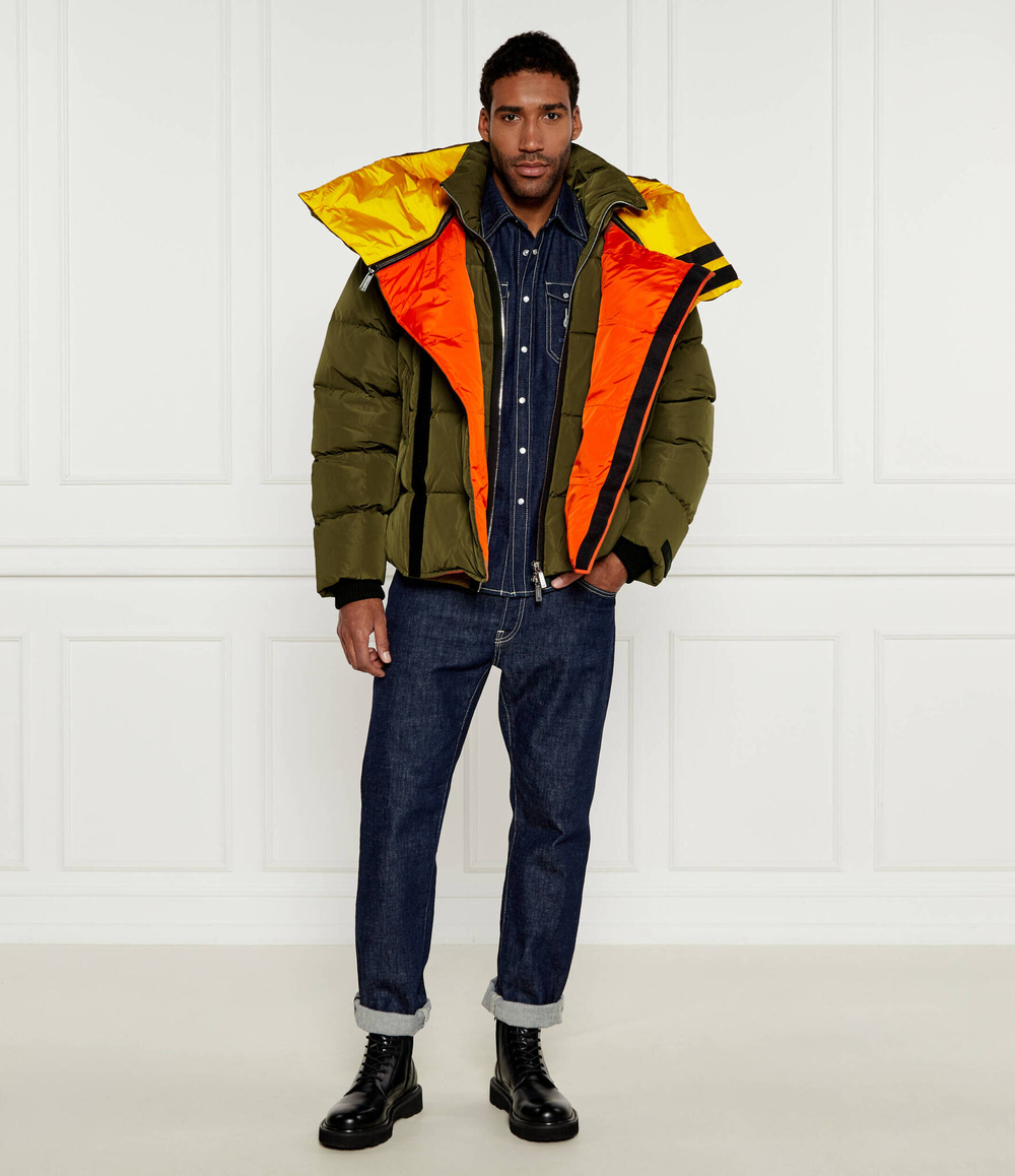 Пуховая куртка Dsquared2 - оливковый(S71AN0544 S53353)