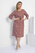 Платье Эпоха моды (терракотовое) П12759-25М LT Collection